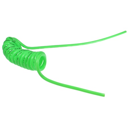 Coilhose Pneumatics Flexcoil 3/16" ID x 5’ No Fittings Neon Green PU316-5W1-G